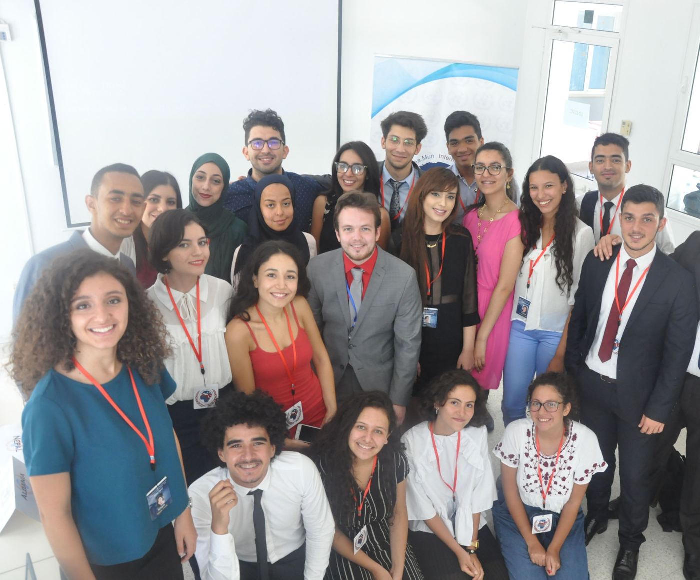 A lively group of participants